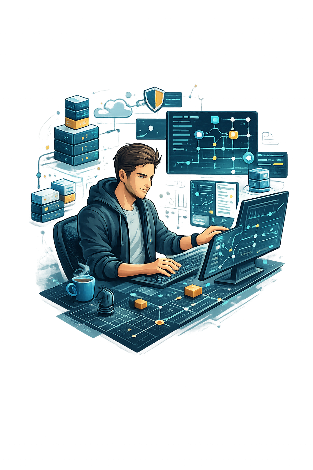 Strategy and simulation game artwork.